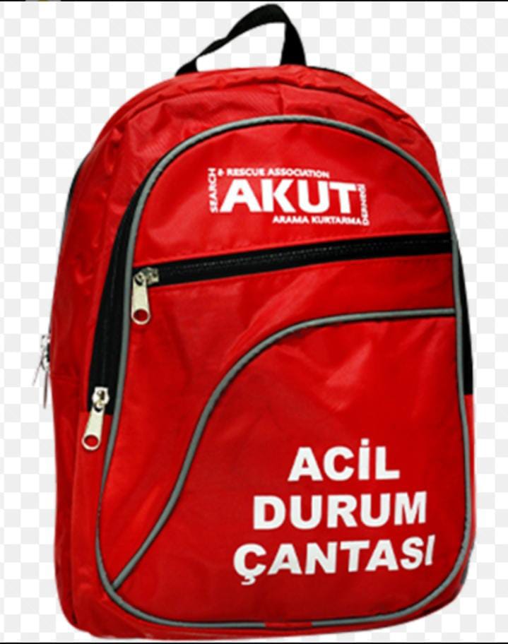 DEPREM ÇANTASI VE ACİL YARDIM ÇANTASI